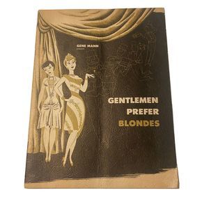 GENTLEMEN PREFER BLONDES-Griifth Park ,L.A. GREEK THEATRE program 1950